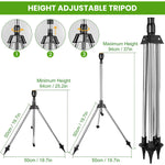 HASTHIP® Garden Sprinker with Tripod for Garden Agriculture Watering, 360° Rotating Irrigation Sprinkler for Plants Watering, Gardening Watering Systems, Coverage 10m in Diameter