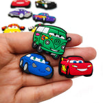 20pcs Car Shoe Charms for Clog Sandals Shoes DIY Decoration, Cartoon HyperCar Shoes Charm MegaCar PVC Race Cute Clog Pins for Boys Holiday Birthday Gifts Party Favor