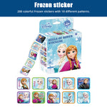 200Pcs Frozen Stickers for Kids Rewards, 0.98-inch Elsa Princess Stickers of 10 Patterns, Party Bag Fillers Boys Girls Teachers as Reward Craft Scrapbooking in Box Gift Set