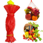 HASTHIP® 100pcs 40cm Packing Net for Watermelon, Fruit, Vegetables, Toys, Seafood, Multipurpose Reusable Melon Mesh for Trellis Vertical Garden Growing
