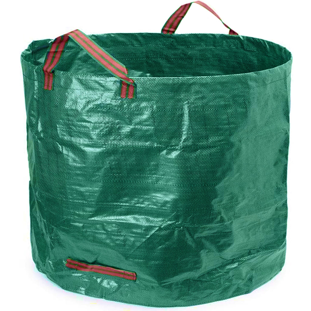 Heavy Duty Garden Waste Bag, 300L Reusable Leaf & Yard Trash Container, 80 Gallon PP Yard Debris Bag with Reinforced Handles for Lawn, Garden Tool Storage & Organic Waste Collection