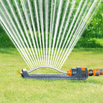 HASTHIP® Garden Sprinker for Garden Agriculture Watering, 180° Auto Irrigation Sprinkler Adjustable Irrigation Angle Sprinkler, Gardening Watering Systems for Outdoor Grass Garden Yard Lawns