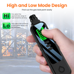 Gas Leak Detector Portable LCD Nature Gas Detector with Buzz Alarm High & Low Senstivity, Gas Sniffer to Locate Combustible Gas Leak Sources Like Methane, Propane(Battery Not Included)