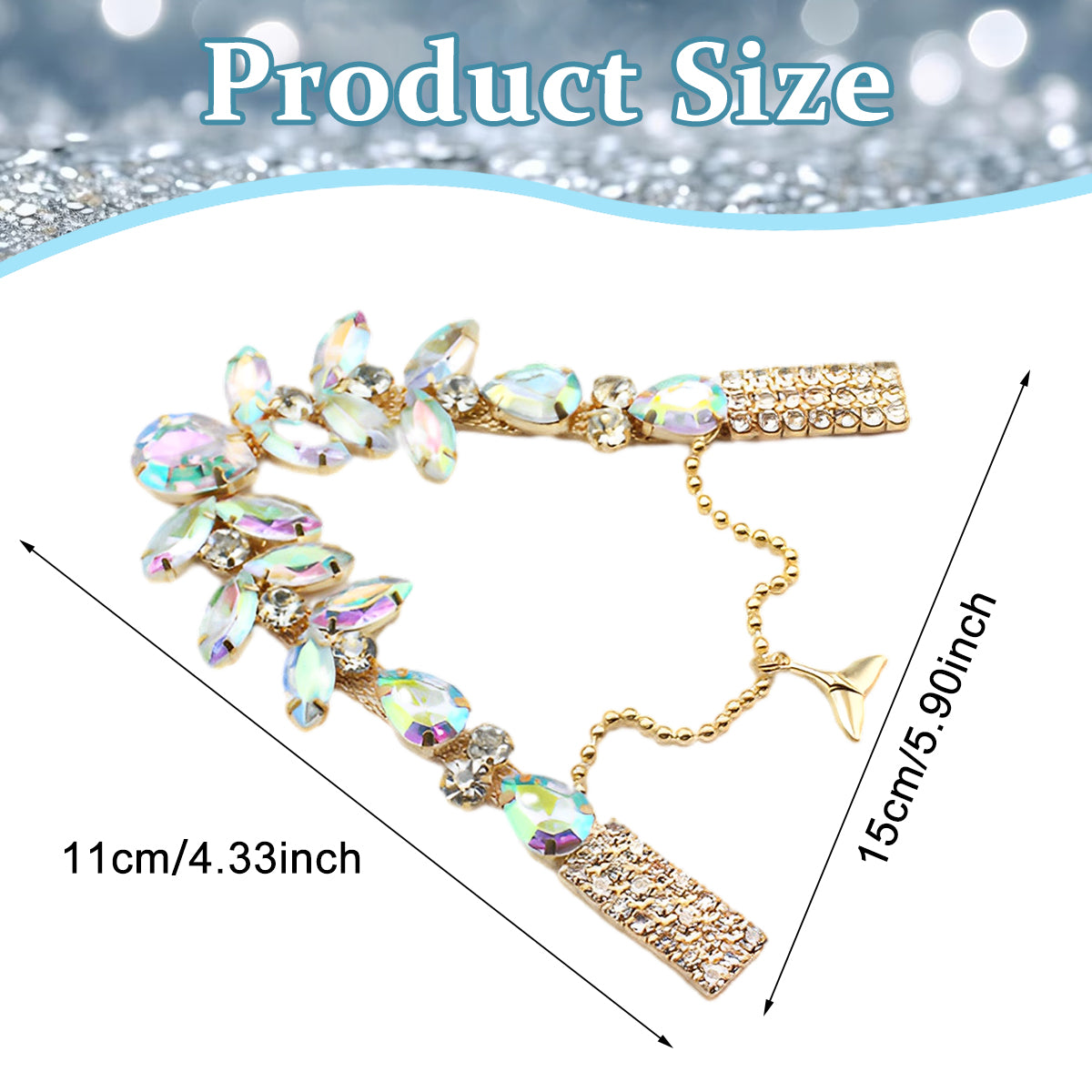 Flip Flop Slippers Shoes Charms Accessories Metal Glitter Rhinestone Decoration Charm DIY Luxury Jewelry Charm for Women Girls Flip Flop