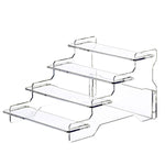 Acrylic Display Rack for Figures Collection Garage Kits POP MART Blind Box Figures Desk Decoration Figures 4-Layer Transparent Acrylic Display Rack for Anime Figures Toy, Perfume, Model Toy