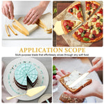 HASTHIP® Wedding Cake Knife and Server Set, 3PCS Cake Cutting Set for Wedding, Includes 9.29'' Cake Knife, 8.8'' Cake Server and 6.7