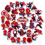 35Pcs Spider-Man Stickers for Kids, Superhero Stickers Spider Man Cartoon Sticker PVC Waterproof Stickers for Water Bottle, Helmet, Flask, Car, Bike, Bumper, Skateboard, Luggage