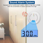 Carbon Monoxide Detector Carbon Monoxide Alarm Detectors with Digital Display & LED Lights, 85DB Loud Alarm CO Alarm Detector for Kitchen, Room, Battery Operated (Battery Not Included)