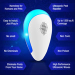 Ultrasonic Pest Repeller for Kitchen Bedroom Pest Control, Electronic Repellent for Cockroach, Rat, Mosquito, Underground Pests, Baby, Pregnancy & Pet Safe