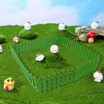 HASTHIP® 24Pcs Miniature Fairy Garden Ornaments- 6 Sheets 6