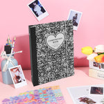 Scrapbook Photo Album Book, 30 Sheets Kpop Photocard Binder Kpop Photocard Holder Book Sleeves for A5 240 Photocards, Versatile Collection for Game Cards & Keepsakes