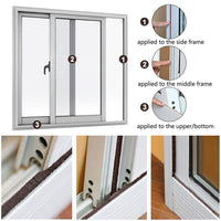 HASTHIP® 10 Meters Soundproof Window Sealing Strips (Brown)